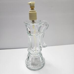 Vintage Avon Country Pump Empty Glass Lotion Bottle